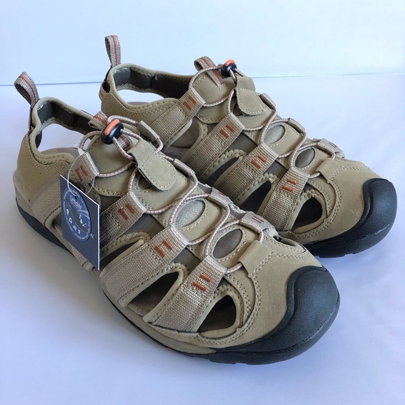 Croft /& Barrow Legato Mens Ortholite Fisherman Sandals